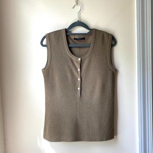 Brown Sweater Vest
